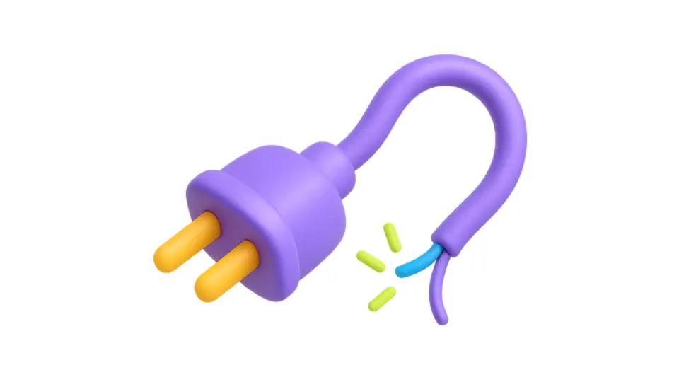 Broken plug symbolizing Cloudflare outage disrupting global internet services.